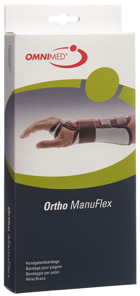 OMNIMED Ortho Manu Flex Polso L 22cm nero