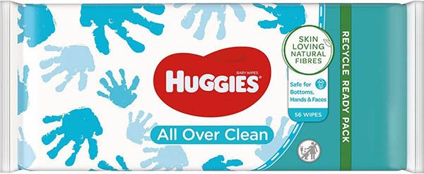 HUGGIES Salviette umidificate All Over Clean 56 pezzi