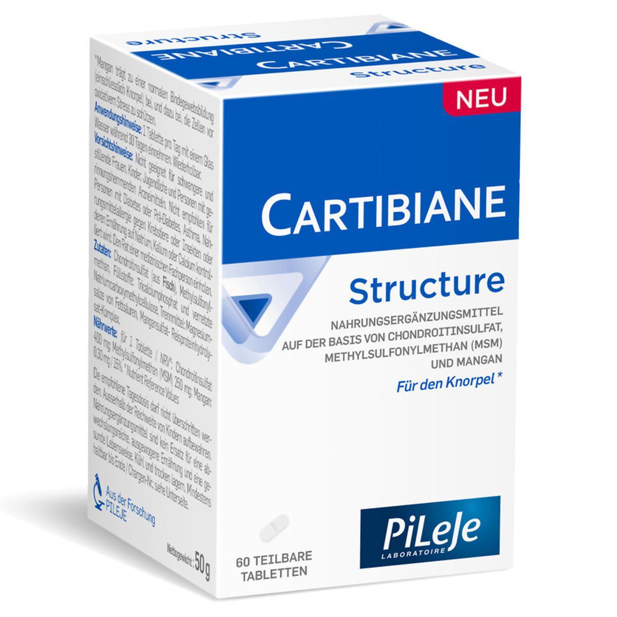 CARTIBIANE Struttura Compresse divisibili 60 pezzi