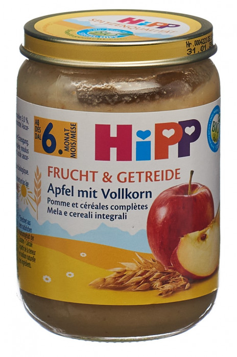 HIPP Barattolo di porridge di mele multicereali biologico 190g