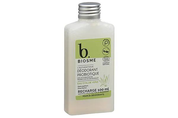 BIOSME Deo probiotico Eau aloe vera Dopo 100ml
