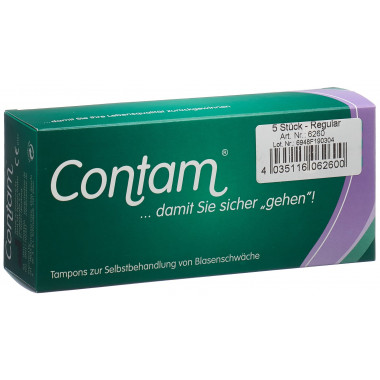 Contam® tampone vaginale 33mm Extra 5 pezzi