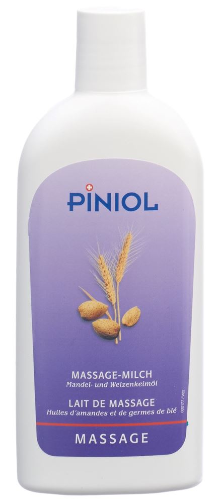 Latte da massaggio Piniol con olio di mandorle e germe di grano 250ml