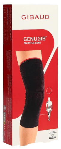 GIBAUD Genugib Supporto rotuleo 3D per ginocchio taglia 5 48-53 cm