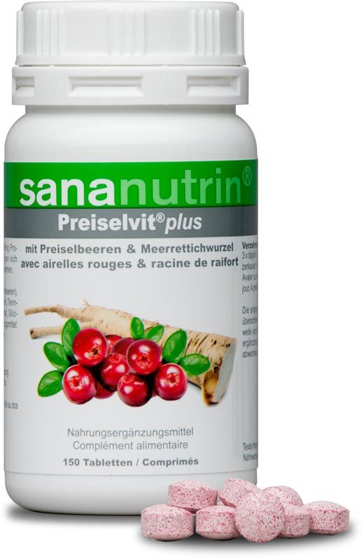sananutrin® Preiselvit plus compresse 150 pezzi