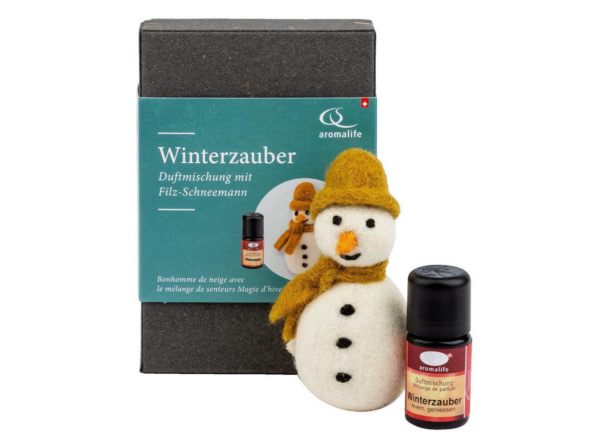 Set regalo AROMALIFE Felt Snowman Scent Winterz