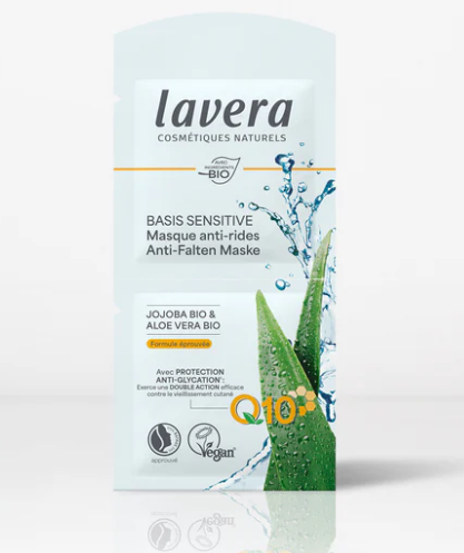 LAVERA Maschera antirughe Q10 Base Sensitive 2 x 5 ml