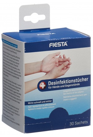 FIESTA salvietta disinfettante per mani e oggetti 30 pezzi