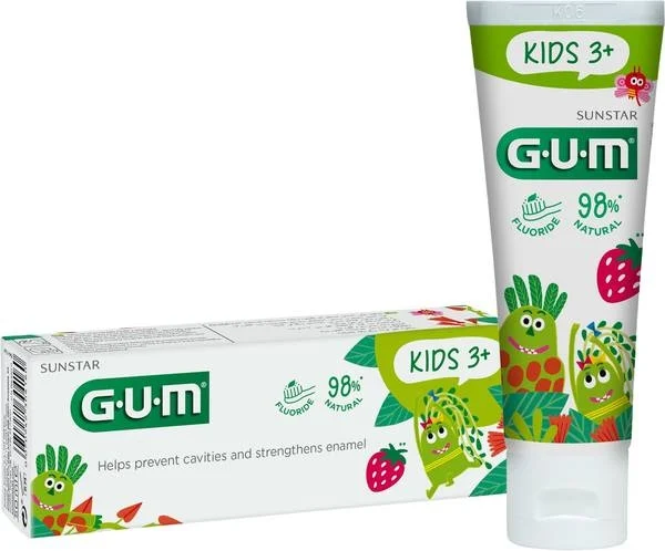 GUM Kids Gel per denti 3+ Fragola Tb 50 ml