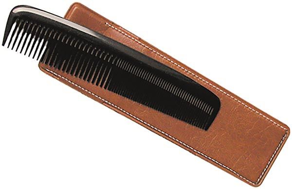 Pettine tascabile HERBA con custodia