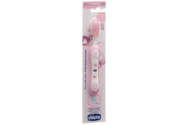 Spazzolino Chicco rosa 6m+