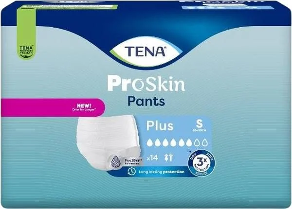 Tena Pants Plus S 65-85cm (nuovo) 14 pezzi