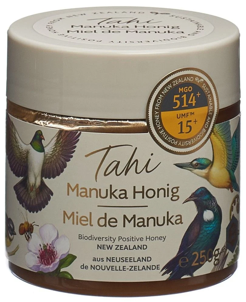 TAHI Miele di Manuka UMF 15+ MGO 514+ D/F vaso 250g