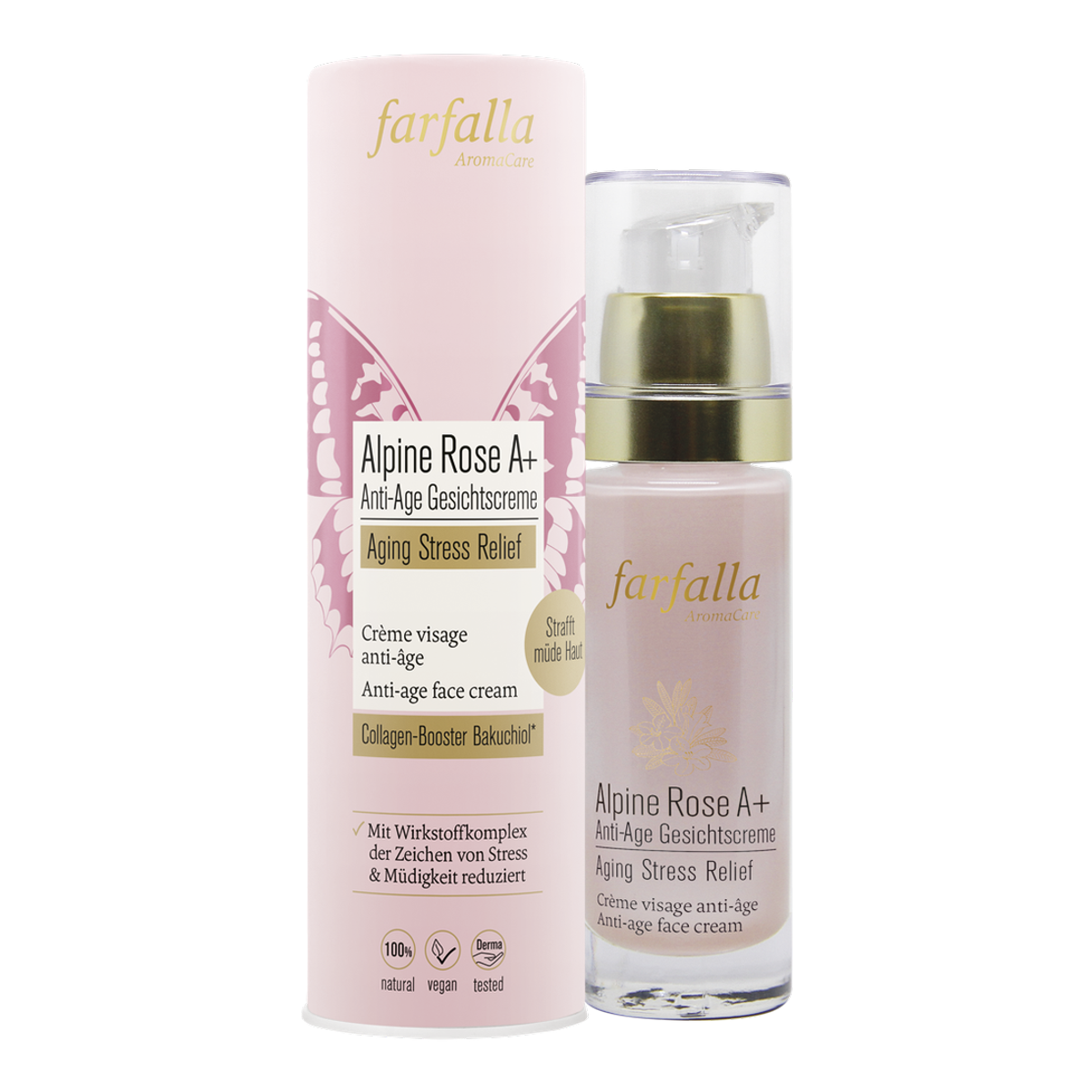 FARFALLA Rosa Alpina A+ Crema Viso Fl 30ml
