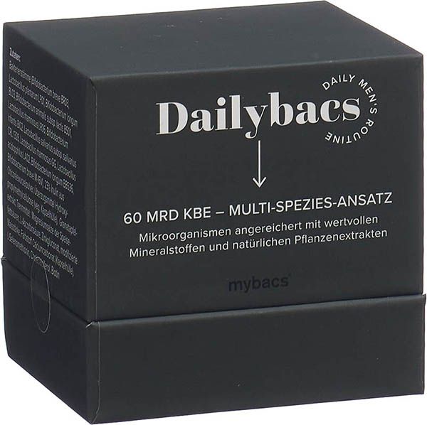 MYBACS Dailybacs uomo 30 giorni capsule vetro 30 pezzi