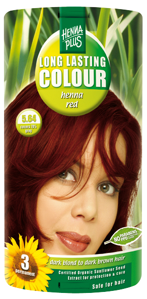HENNA PLUS Colore a lunga durata 5,64 henné rosso