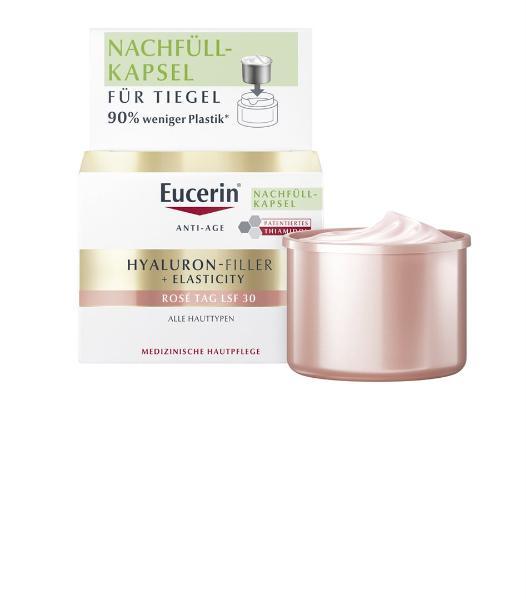 Eucerin Hyaluron-Filler + Elasticity Tagespflege Rosé LSF30 Refill 50ml