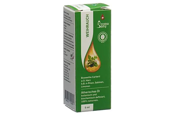 Aromasan incenso etere/olio in confezione bio 5ml