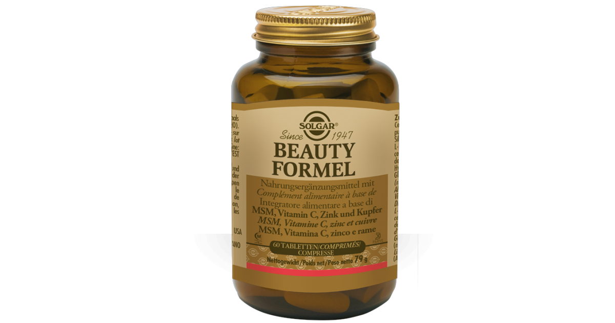 Solgar Beauty Formula Compressa 60 pezzi