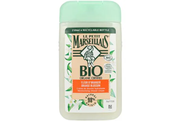 Le petit Marseillais crema doccia BIO ai fiori d'arancio 250ml