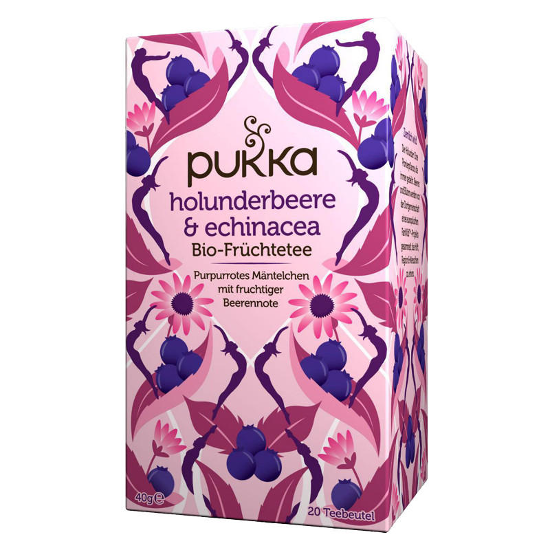 Pukka Tè al sambuco e all'echinacea biologico Btl 20 pezzi