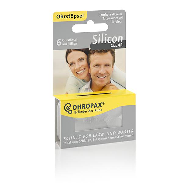 OHROPAX® Silicon Clear Ohrstöpsel 6 Stück