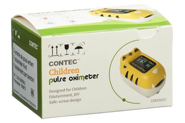 CONTEC Pulsoximeter für Kinder ab 10kg m Batterie