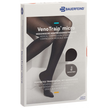 VENOTRAIN MICRO A-D KKL2 M normale/lungo punta chiusa nero 1 paio