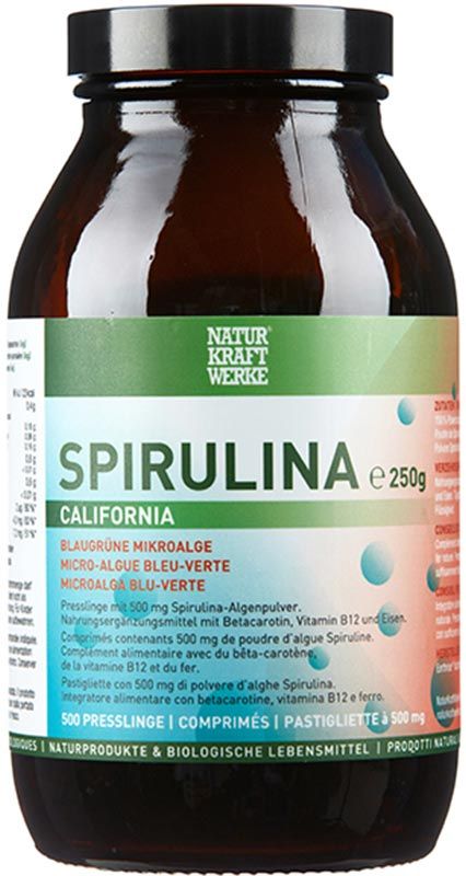 NATURKRAFTWERKE Spirulina Californ Pressl 500 pezzi