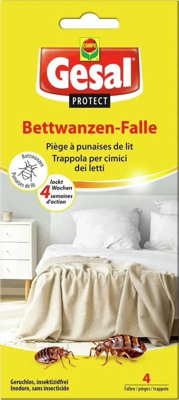 Trappola per cimici da letto GESAL PROTECT 2 x 2 pezzi