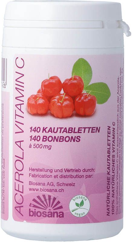 Biosana Acerola Vitamina C Compresse 140 pezzi
