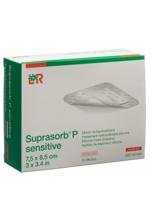Suprasorb P bordo sensibile 7,5x8,5 cm 10 pezzi
