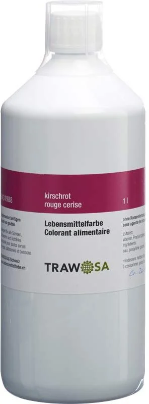 TRAWOSA colorante alimentare rosso ciliegia 1000ml