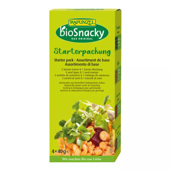 Confezione iniziale bioSnacky 4 x 40g