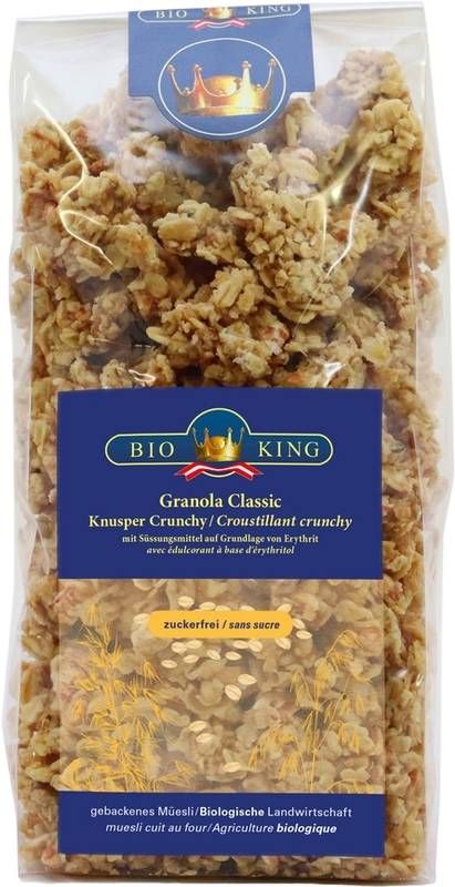 BIOKING Grano croccante senza zucchero biologico 375g