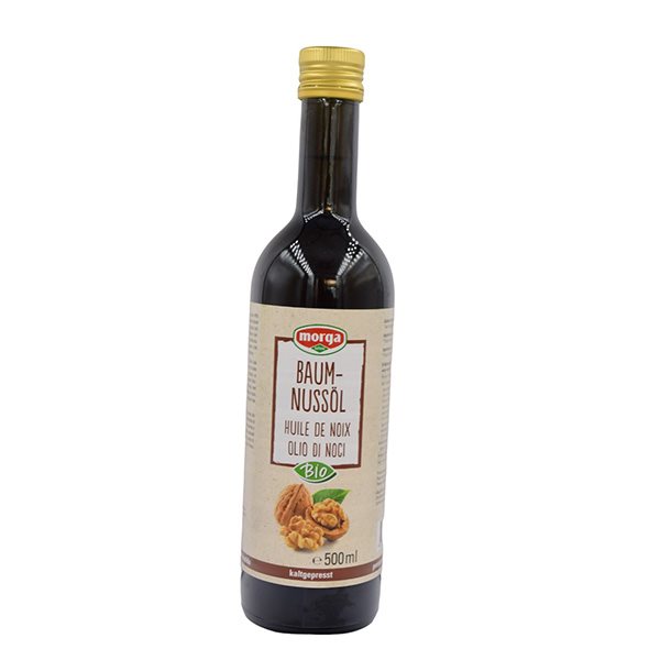 MORGA Olio di noce spremuto a freddo biologico Fl 5dl