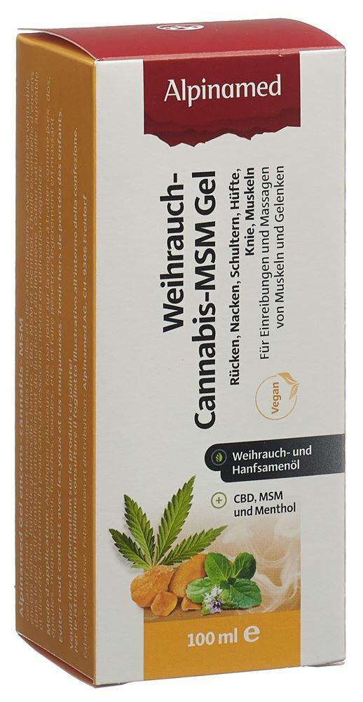 ALPINAMED Incenso Cannabis MSM Gel 100ml