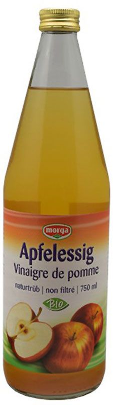Morga Aceto di sidro di mele biologico naturalmente torbido Fl 7,5dl