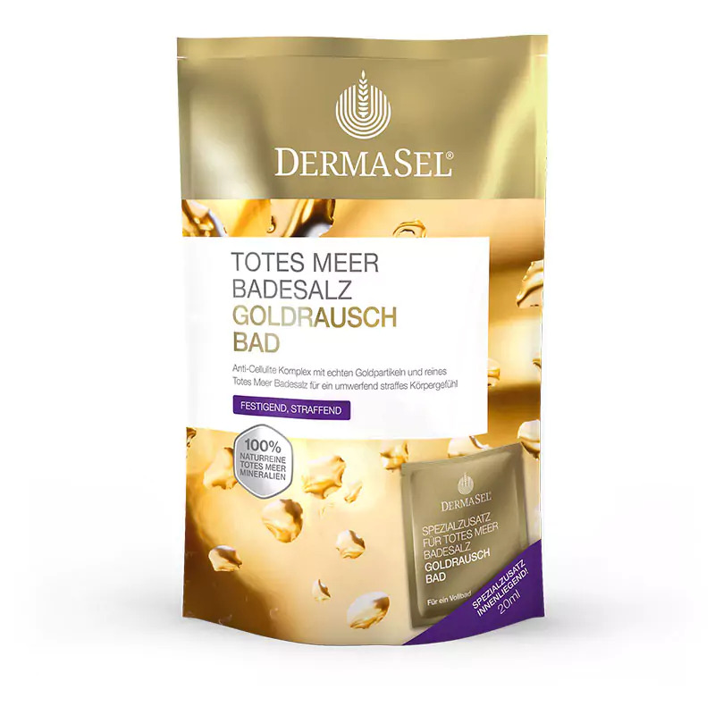 DermaSel Sali da bagno Gold Rush +20ml 400g