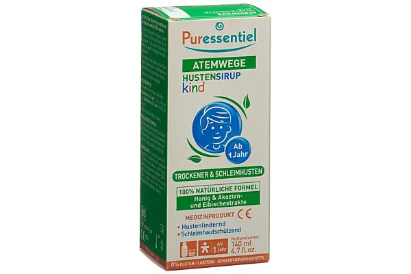 Puressentiel sciroppo per la tosse delle vie respiratorie bambino 140ml