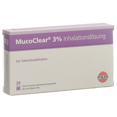 PARI MucoClear 3 % NaCl Inhalationslösung 20 Amp 4 ml