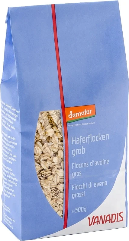 Fiocchi d'avena Vanadis grossolani 500g
