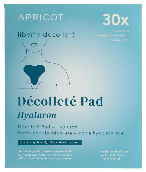 APRICOT Cuscinetto antirughe riutilizzabile per il decolleté con acido ialuronico