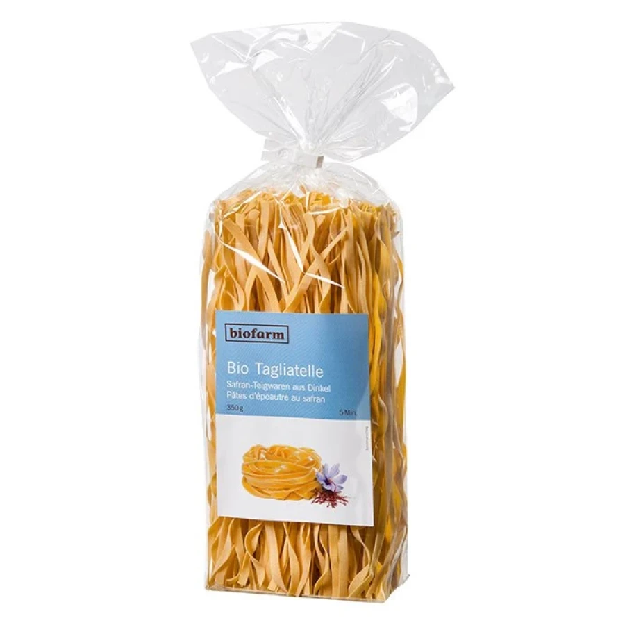 Biofarm Tagliatelle di farro allo zafferano 350g