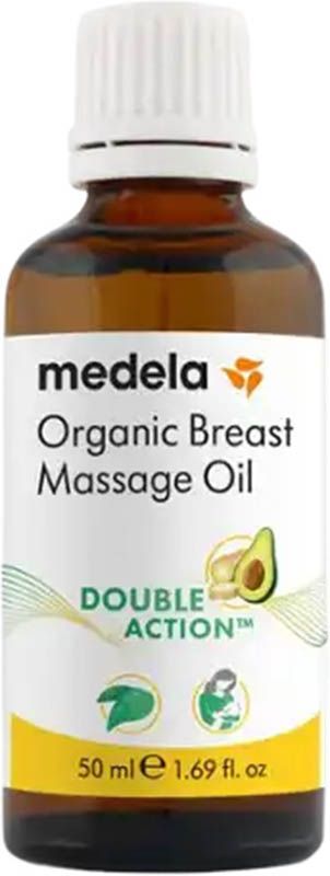 Medela Olio per il massaggio del seno bottiglia di vetro biologica