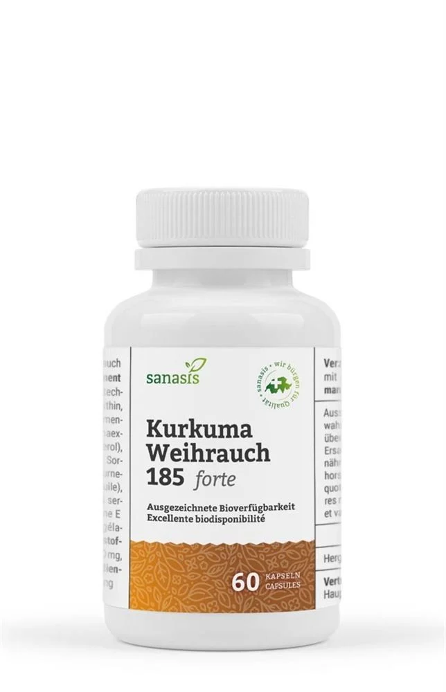 sanasis Curcuma Frankincense 185 forte Capsule 60 Capsule