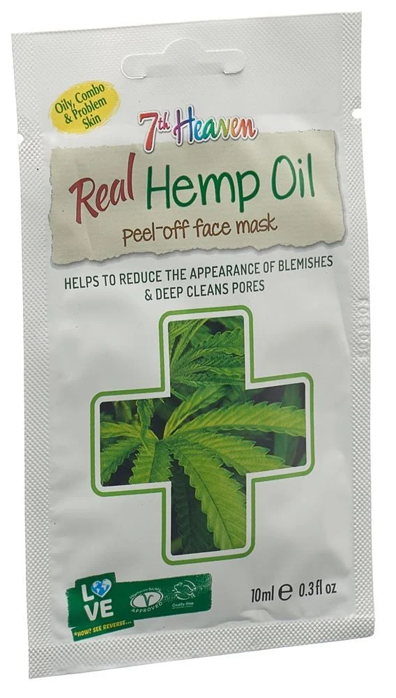 7TH HEAVEN Maschera peel-off all'olio di canapa reale Btl 10ml