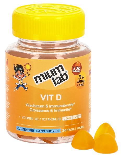 MiumLab Bambini Gomme Vit D 30 pezzi
