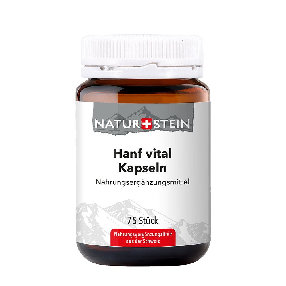 NATURSTEIN Capsule vitali di canapa 75 capsule