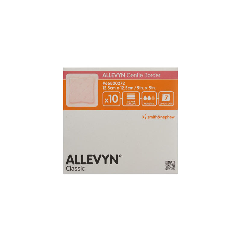 Allevyn Medicazione delicata per ferite 12,5x12,5 cm 10 pezzi